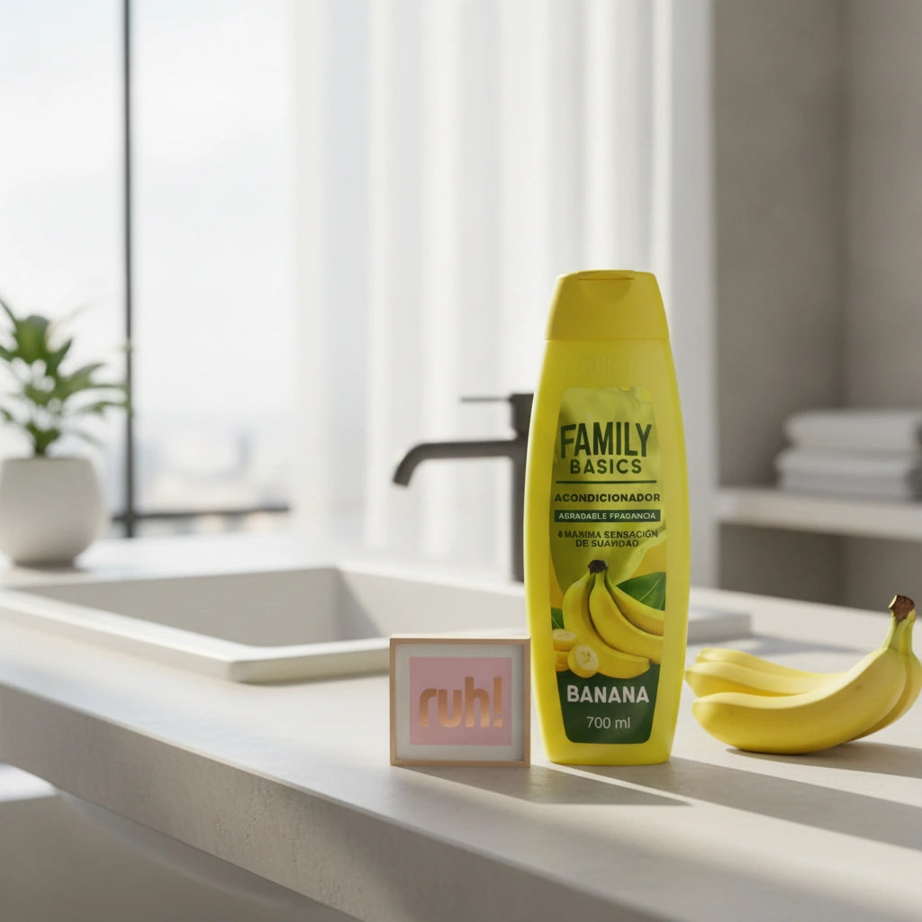 Acondicionador Banana 700ml Crema Peinar 2 en 1