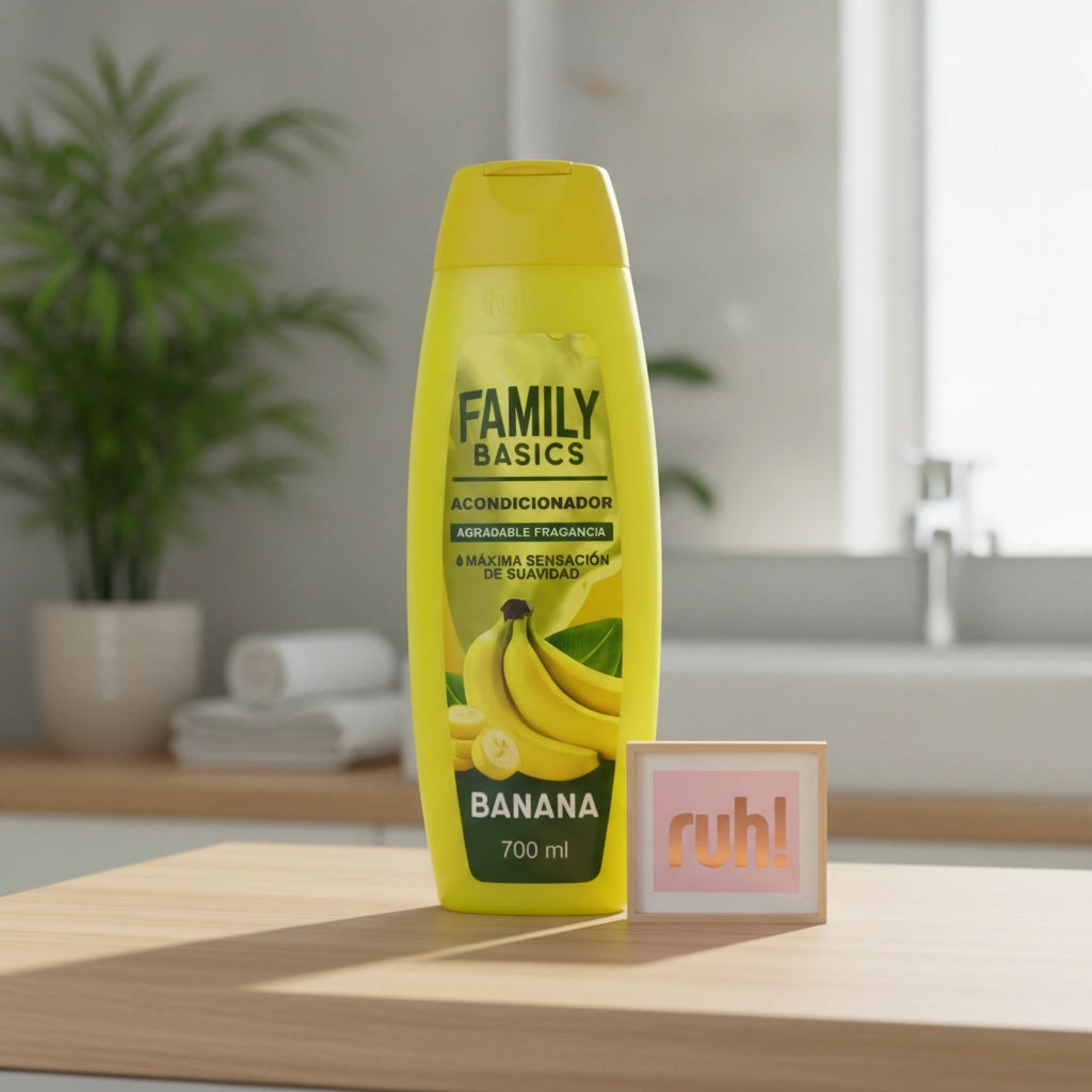 Acondicionador Banana 700ml Crema Peinar 2 en 1
