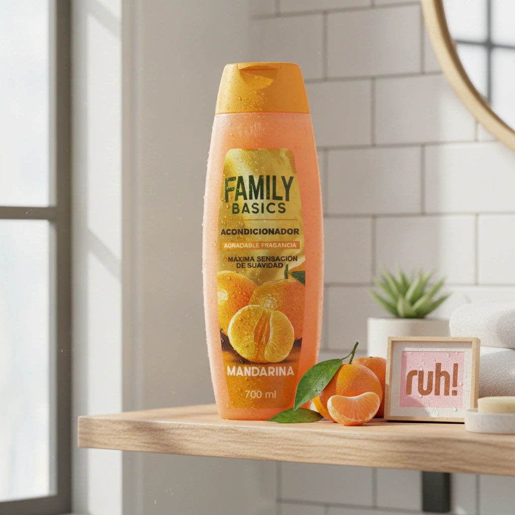 Acondicionador Mandarina 700 ml Crema Peinar 2 en 1