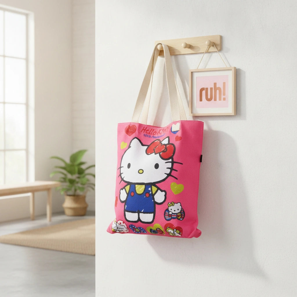 Bolsa Tote Hello Kitty Love | 37 x 33 cm