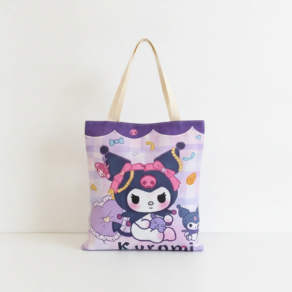 Bolsa Tote Kuromi Jewel | 37 x 33 cm