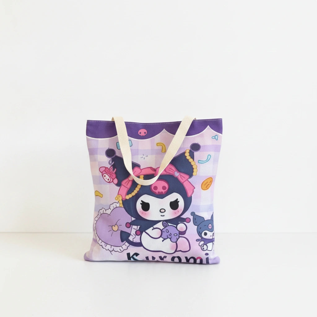 Bolsa Tote Kuromi Jewel | 37 x 33 cm