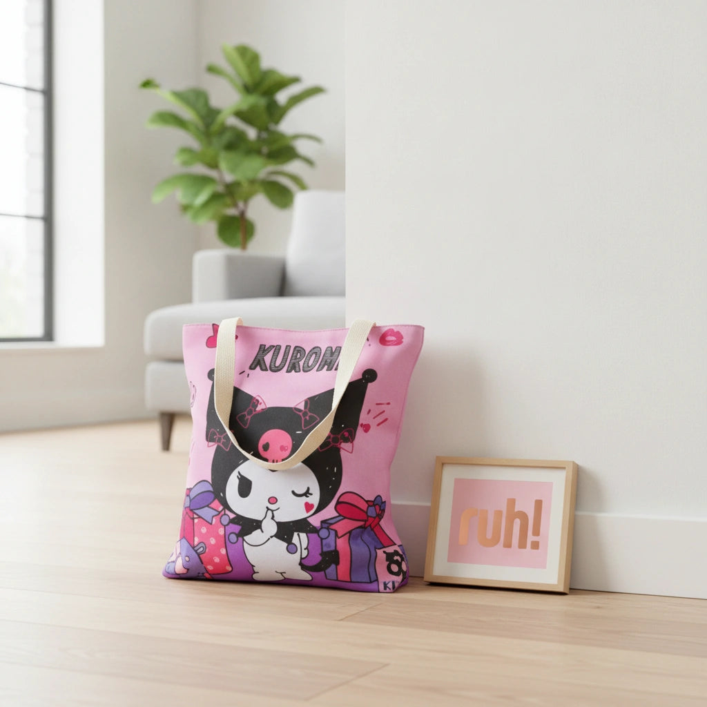 Bolsa Tote Kuromi Regalos | 37 x 33 cm