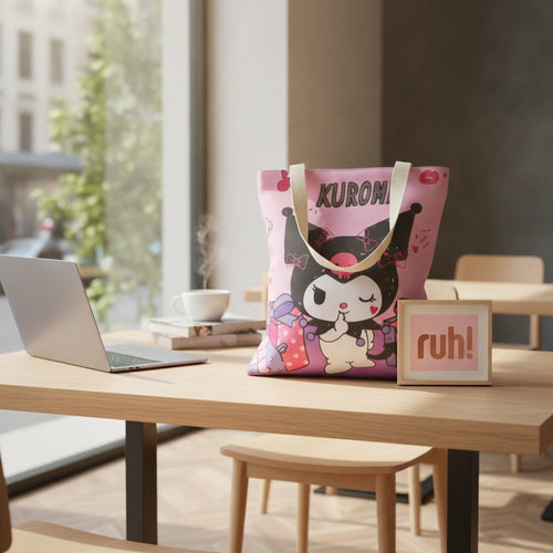 Bolsa Tote Kuromi Regalos | 37 x 33 cm