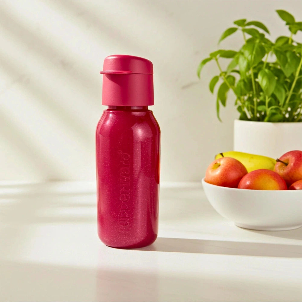 Botella Eco Active Mini Tupperware Glitter Vino - 350 ml