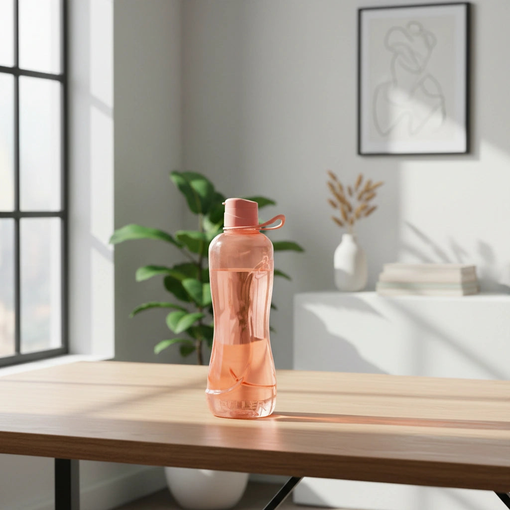 Botella Jumbo Rosa Gold 2 Litros Flip Top con asa