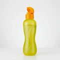 Botella Reutilizable Amarillo 500ml Tapa Flip Top