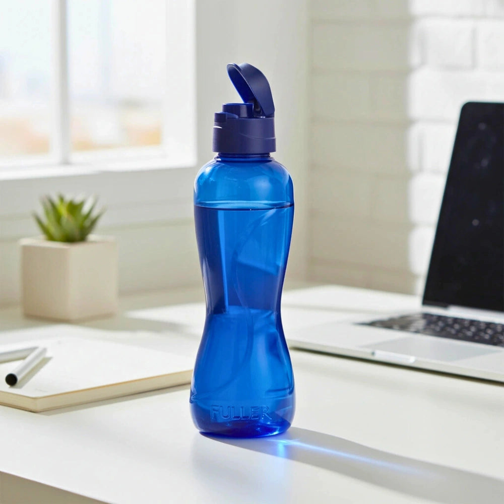 Botella Reutilizable Azul Navy 500ml Tapa Flip Top