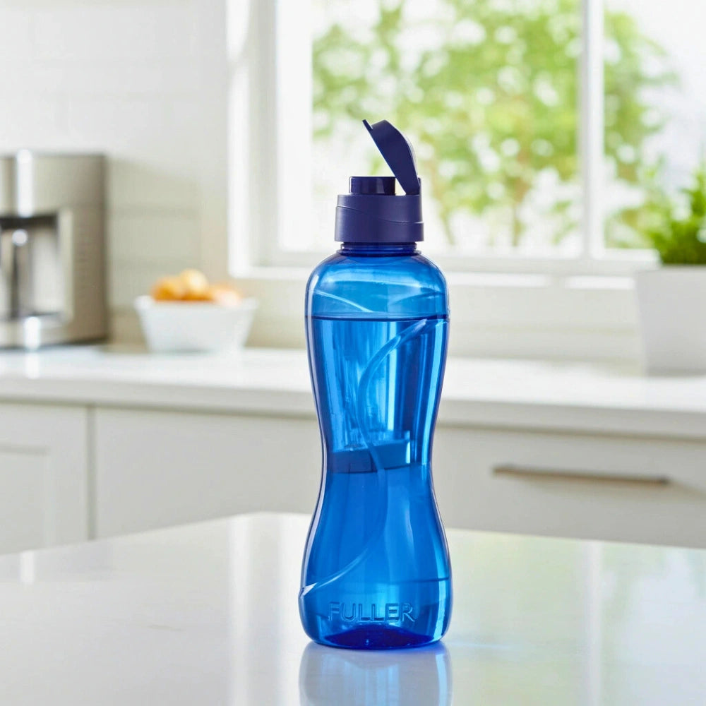 Botella Reutilizable Azul Navy 500ml Tapa Flip Top