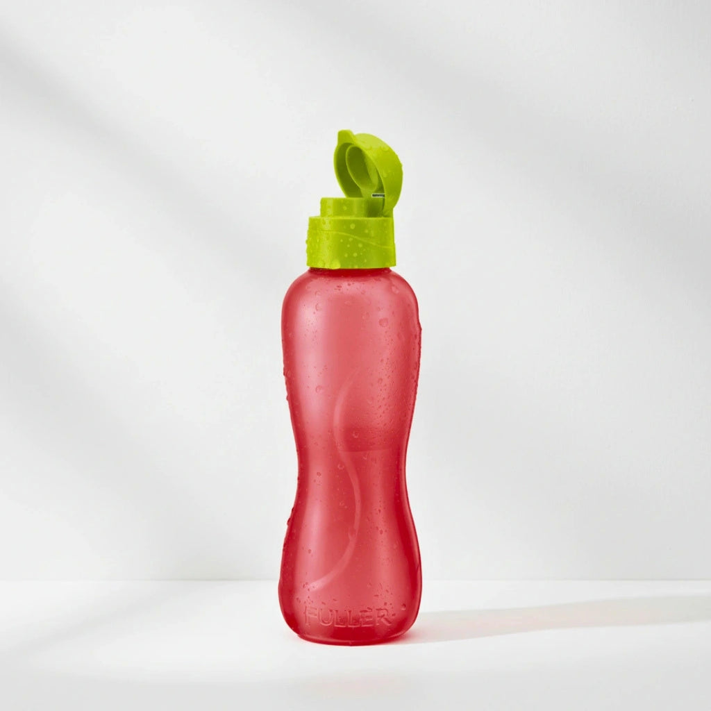 Botella Reutilizable Fresa Kiwi 500ml Tapa Flip Top