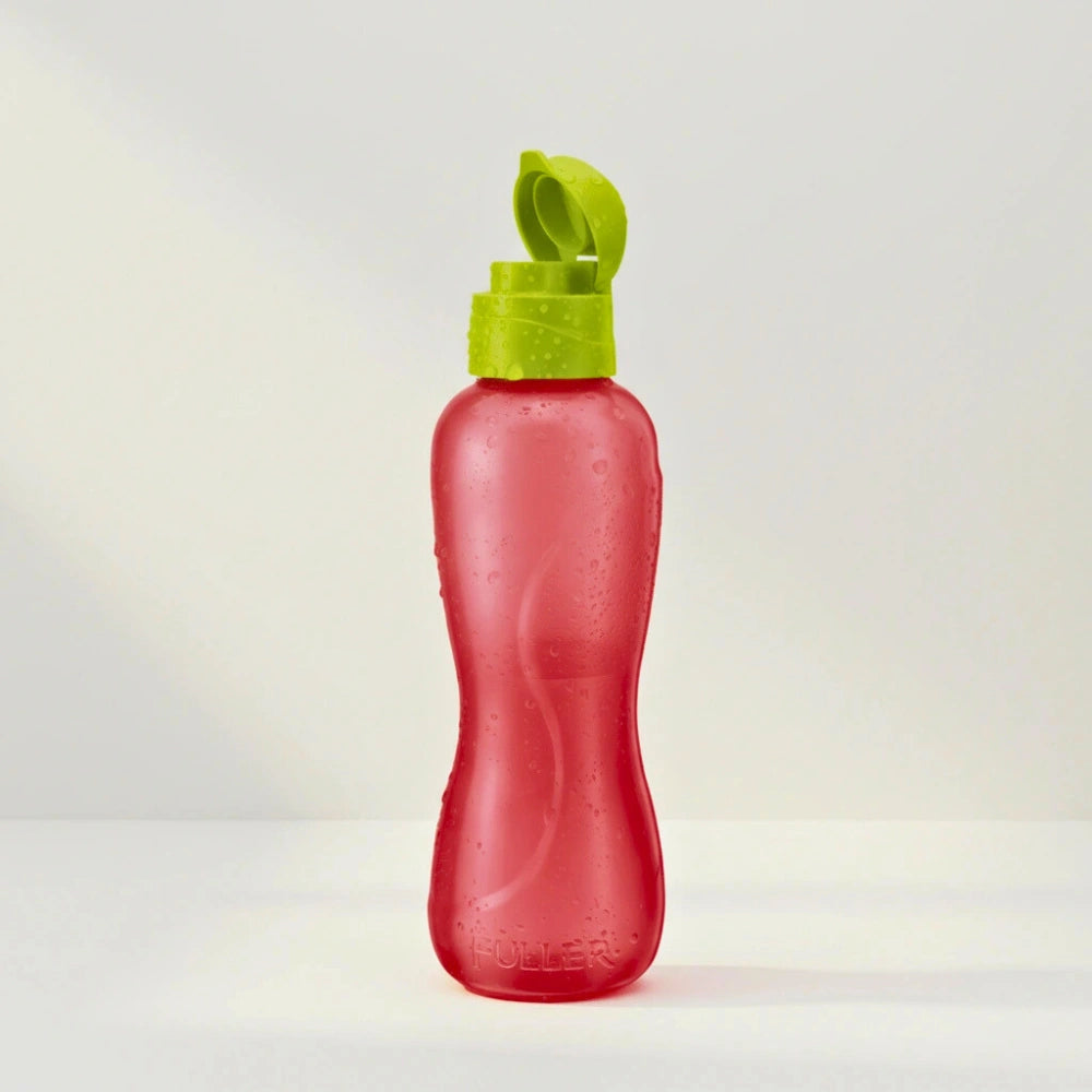 Botella Reutilizable Fresa Kiwi 500ml Tapa Flip Top