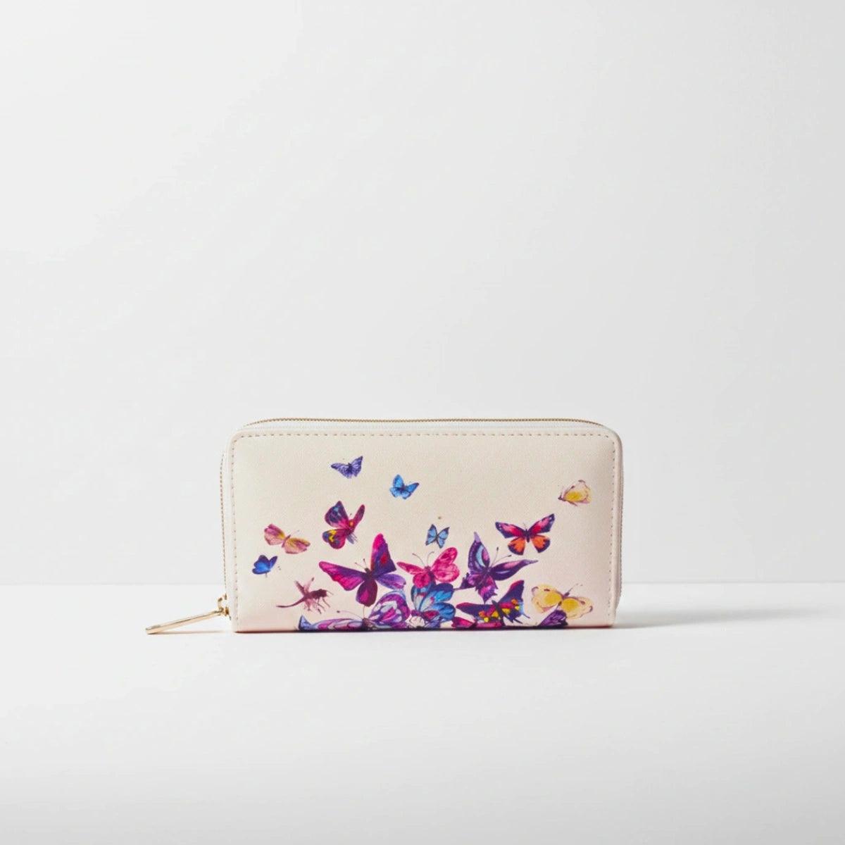 Cartera Mariposas 19 x 10 cm | Organización Compacta en PVC Resistente
