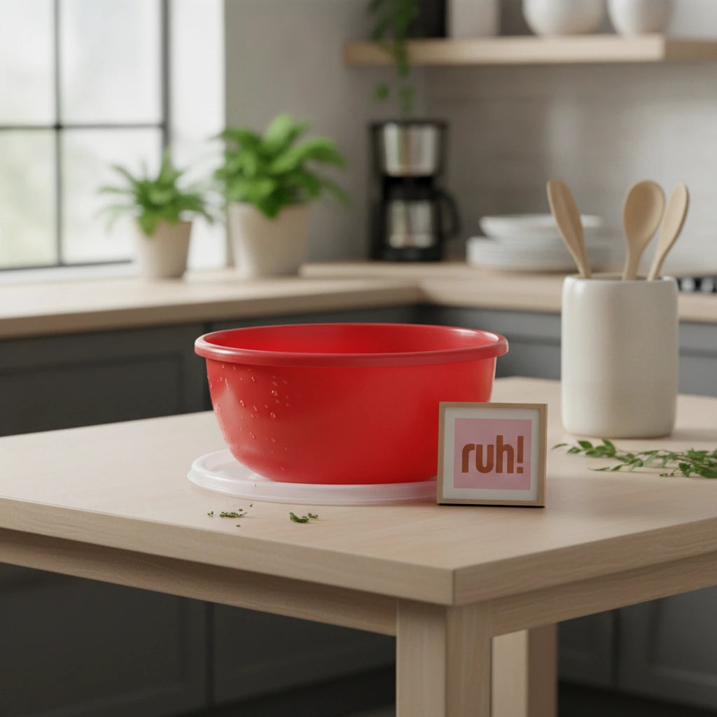 Contenedor Jumbo con tapa Rojo | 5 litros