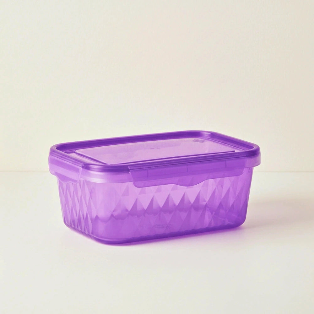 Contenedor Morado 1 Litro con Tapa Hermética