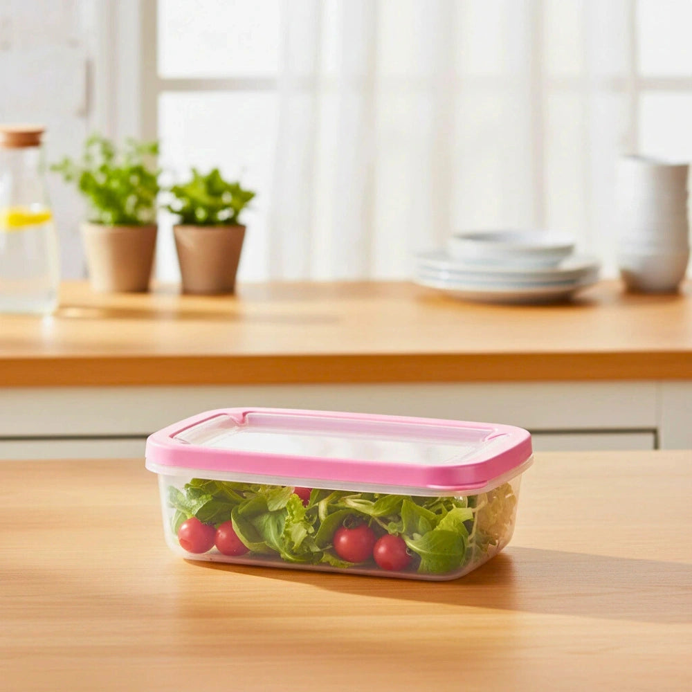 Contenedor Plástico Rosa 500 ml