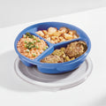 Contenedor redondo con 3 divisiones | 800 ml