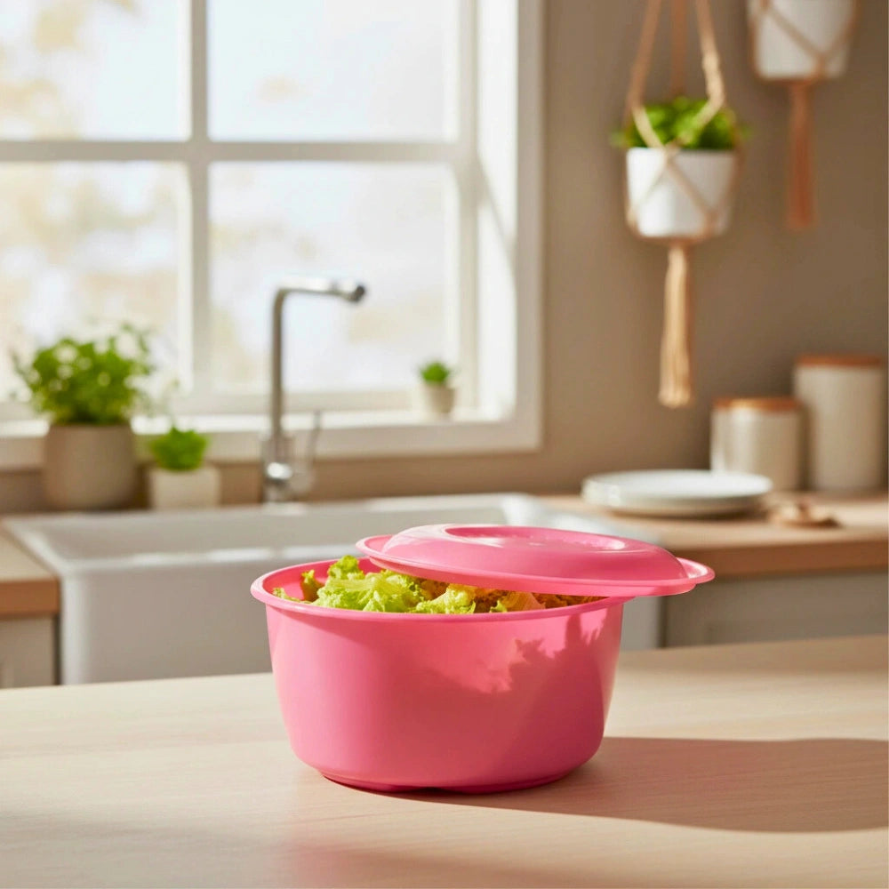 Ensaladera con Tapa 3 Litros | Rosa