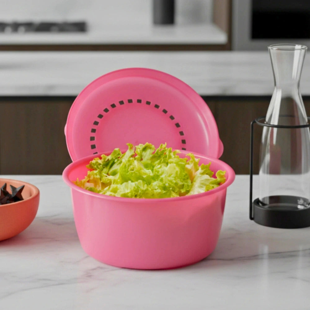 Ensaladera con Tapa 3 Litros | Rosa