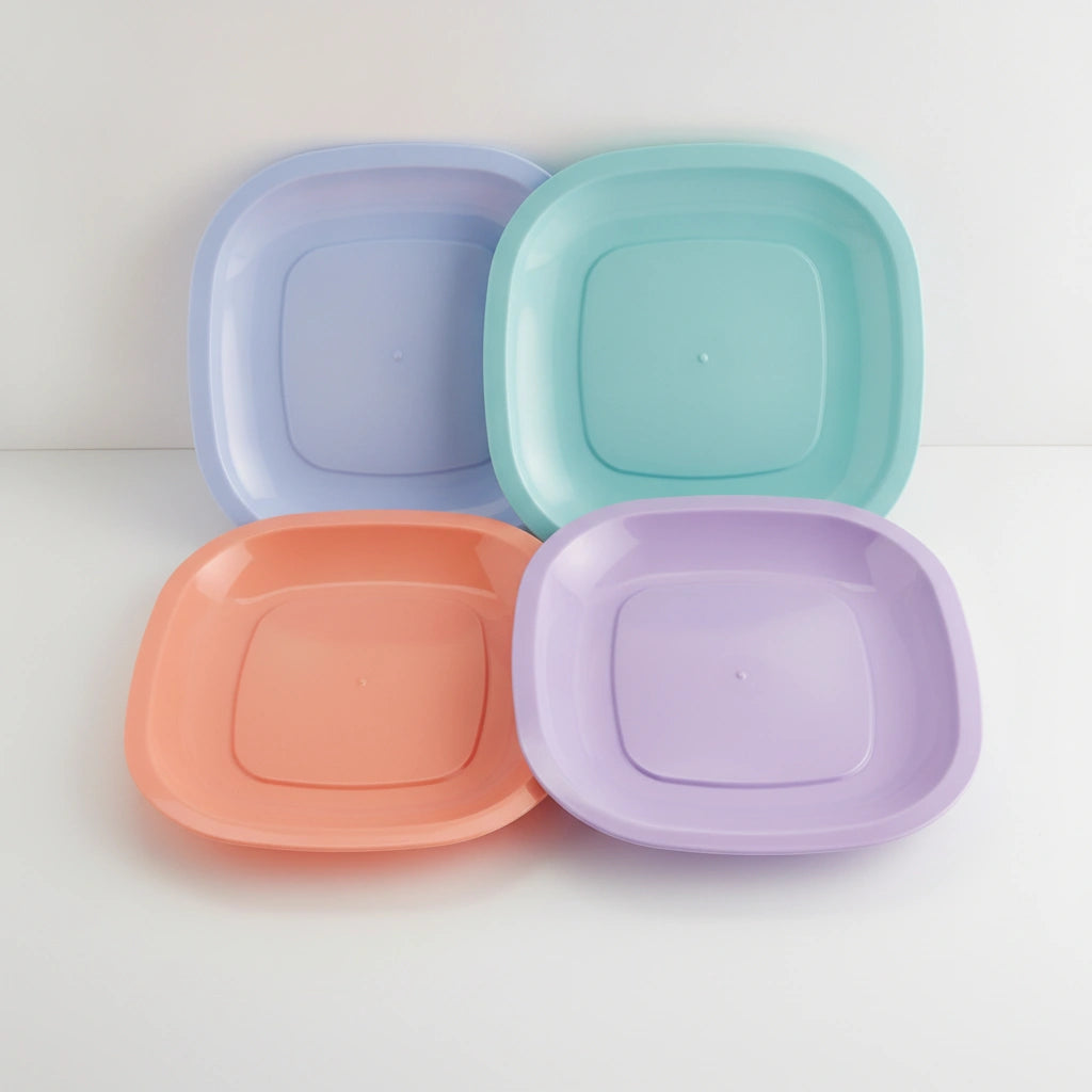 Juego de 4 Platos Sweet Multicolor 21 cm c/u