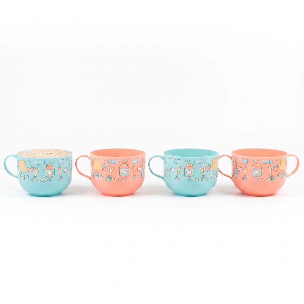 Juego de 4 Tazas Sweet Multicolor 320 ml c/u