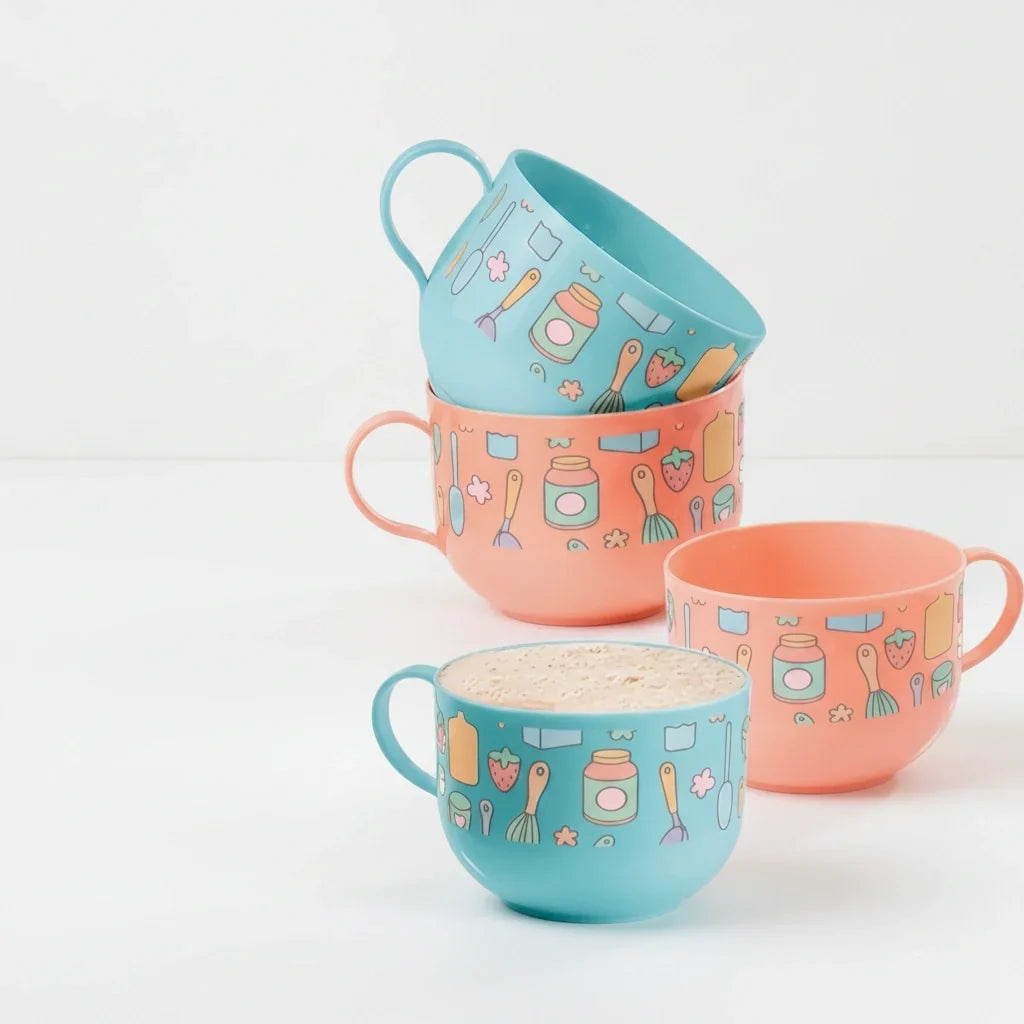 Juego de 4 Tazas Sweet Multicolor 320 ml c/u