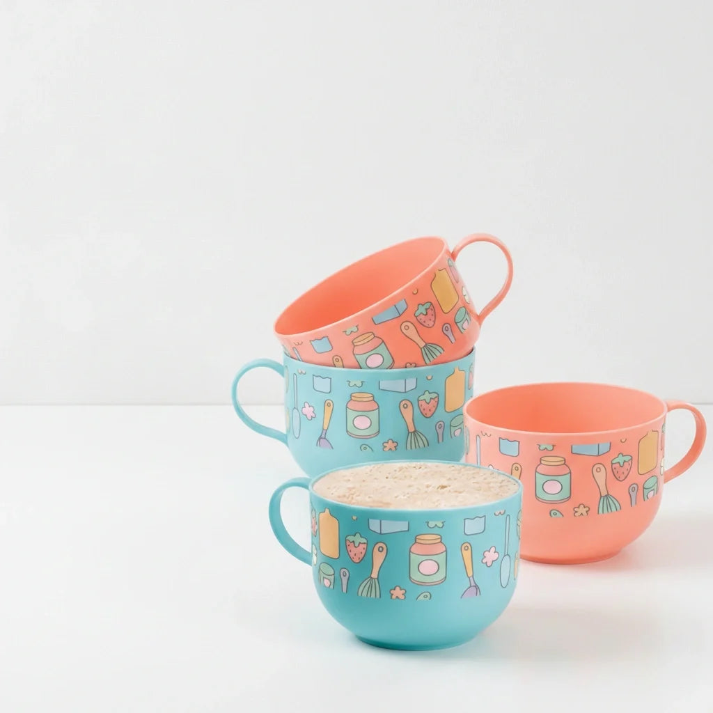 Juego de 4 Tazas Sweet Multicolor 320 ml c/u