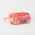 Lapicera Escolar Triple Compartimento Coral Stitch