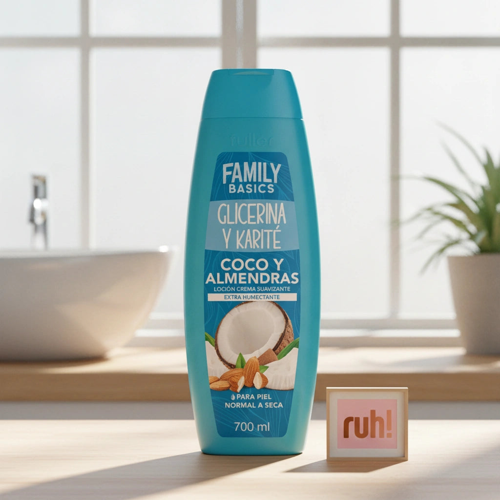 Loción crema humectante coco y almendras 700 ml