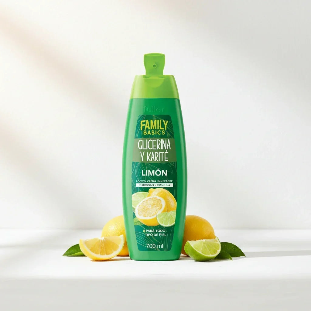 Loción crema suavizante con Limón 700 ml | Sedosidad y frescura