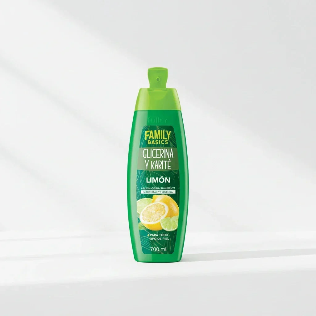 Loción crema suavizante con Limón 700 ml | Sedosidad y frescura