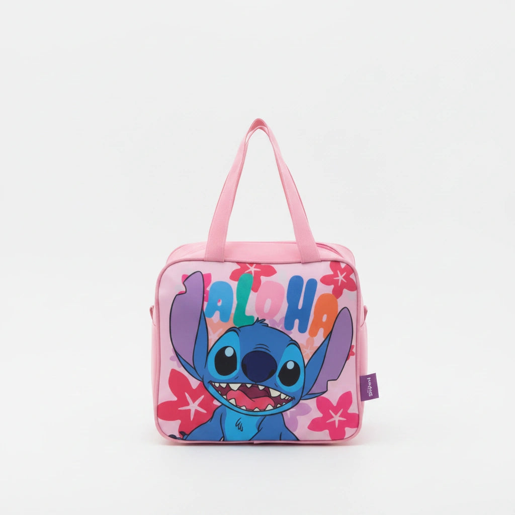 Lonchera Térmica Stitch Rosa