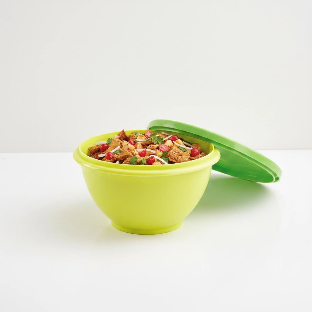 Maxi Bowl Verde Limón con Tapa y Vertedero | 2.4 L