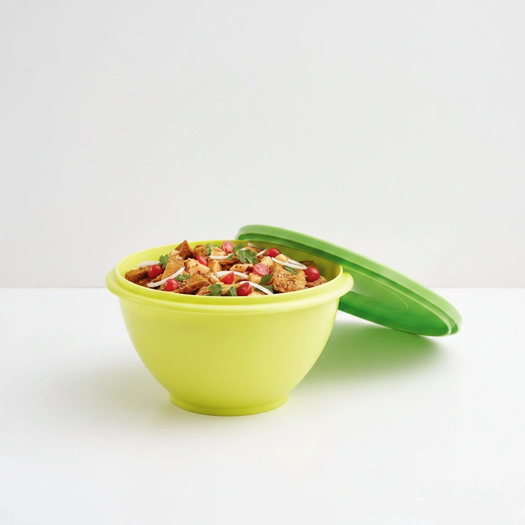 Maxi Bowl Verde Limón con Tapa y Vertedero | 2.4 L
