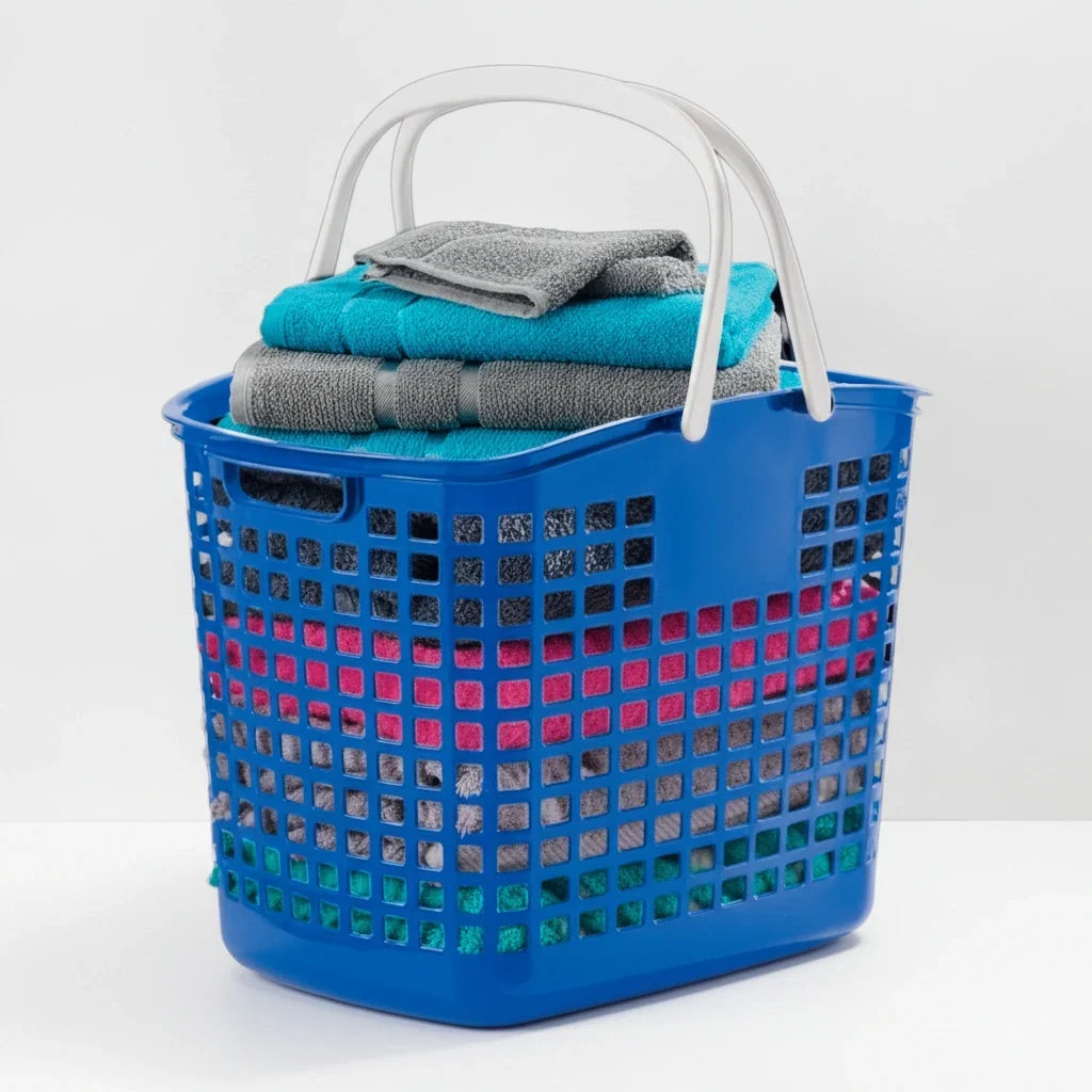 Maxi Canasta de Plástico Azul