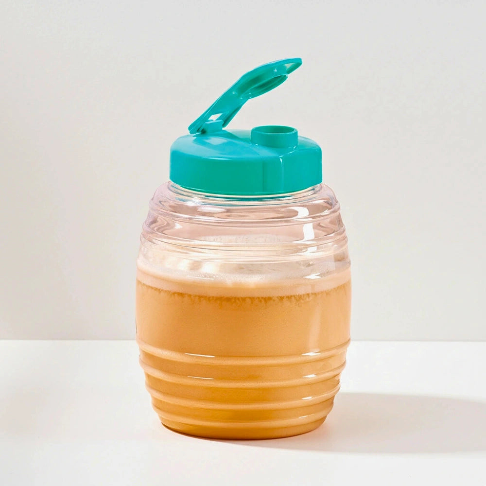 Mini Vitrolero Plástico 500 ml Tapa Turquesa