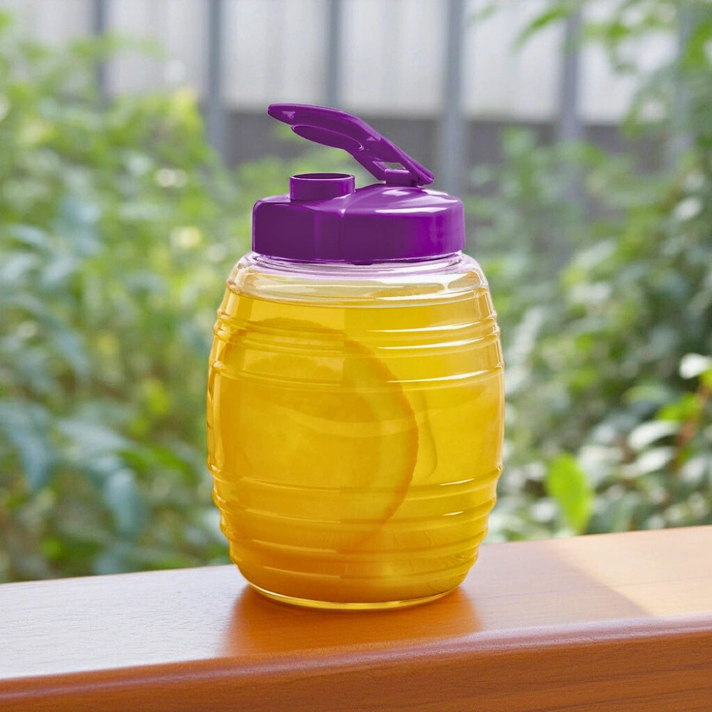 Mini Vitrolero de Plástico 500 ml Tapa Morada