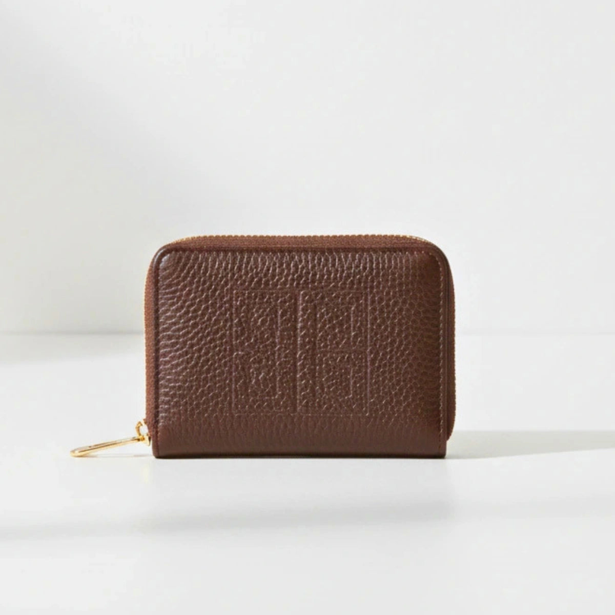 Monedero Minimalista Marrón 8.5 x 10 cm | Compacto para Monedas y Tarjetas
