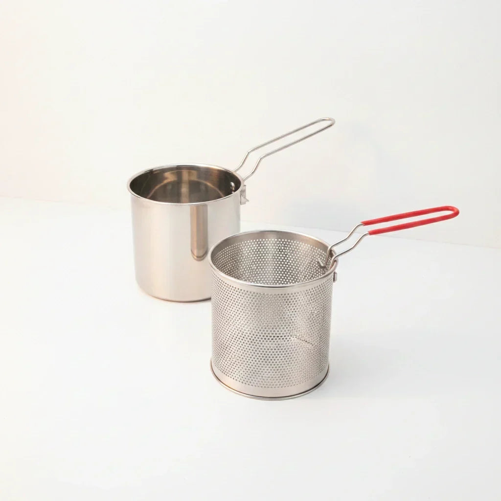 Olla freidora de Acero Inoxidable 1.2 litros