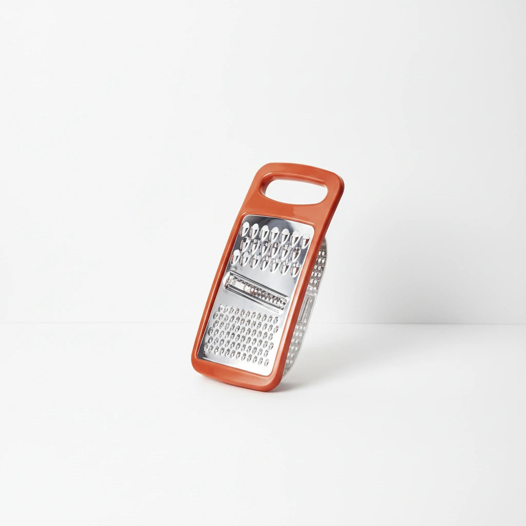Rallador con Contenedor | Acero Inoxidable | 8.5 x 19.5 cm
