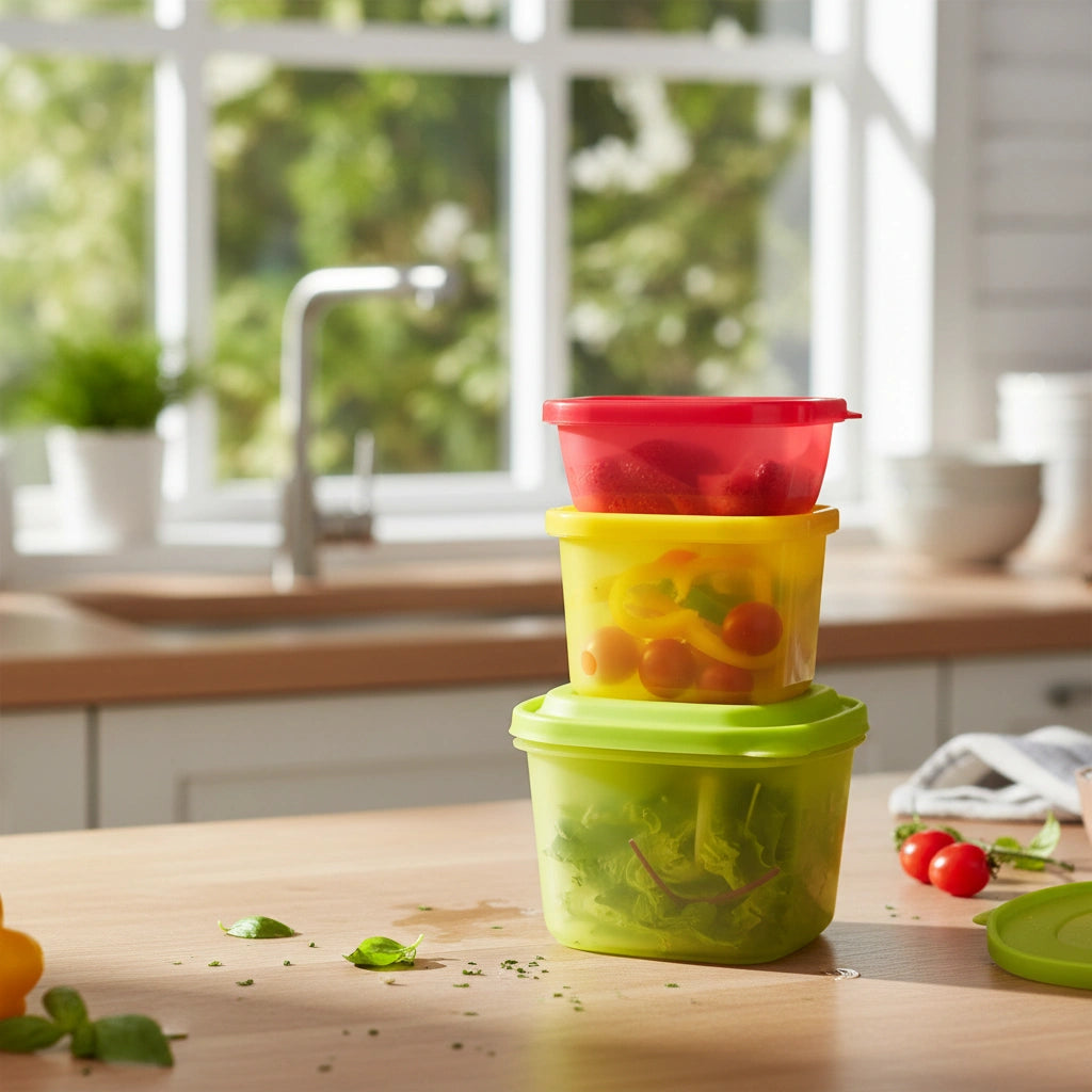 Set 3 Contenedores Cuadrados | 380 ml, 850 ml y 1.6 L.