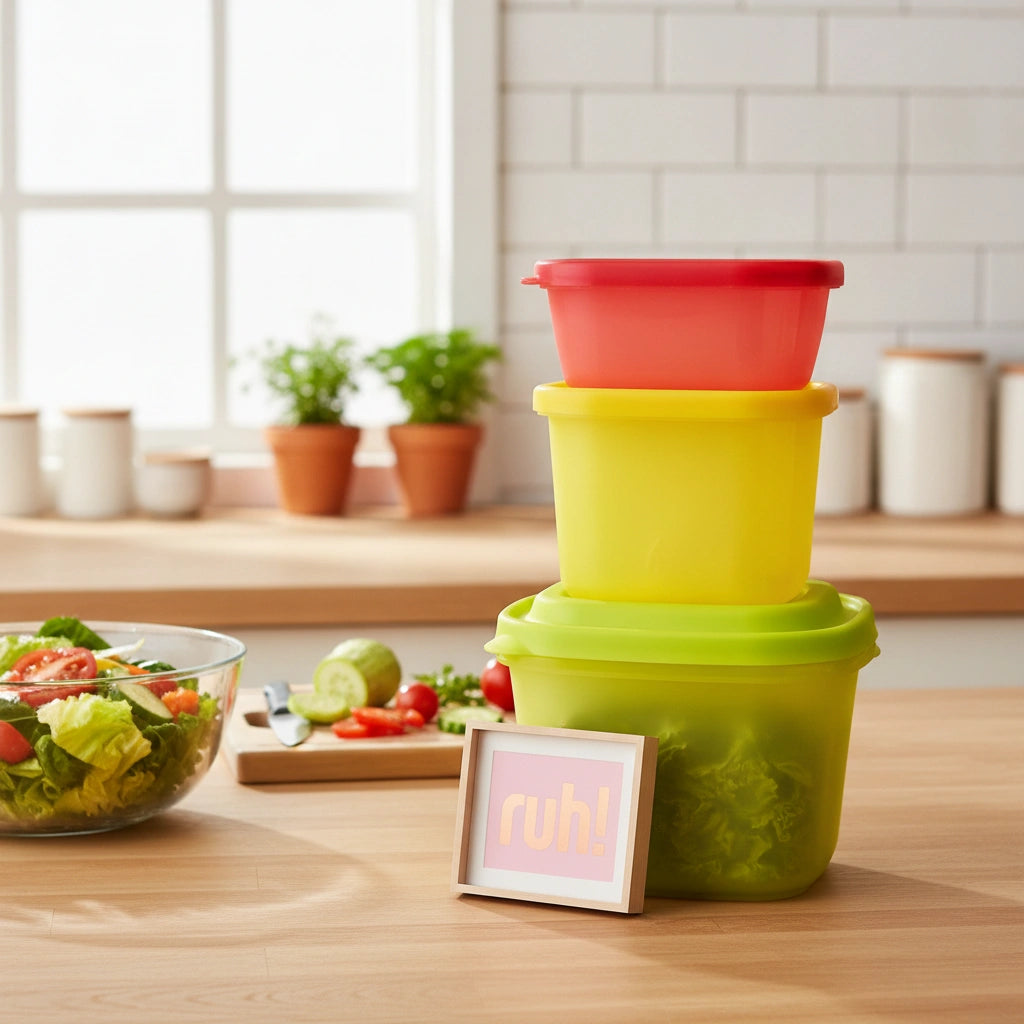 Set 3 Contenedores Cuadrados | 380 ml, 850 ml y 1.6 L.