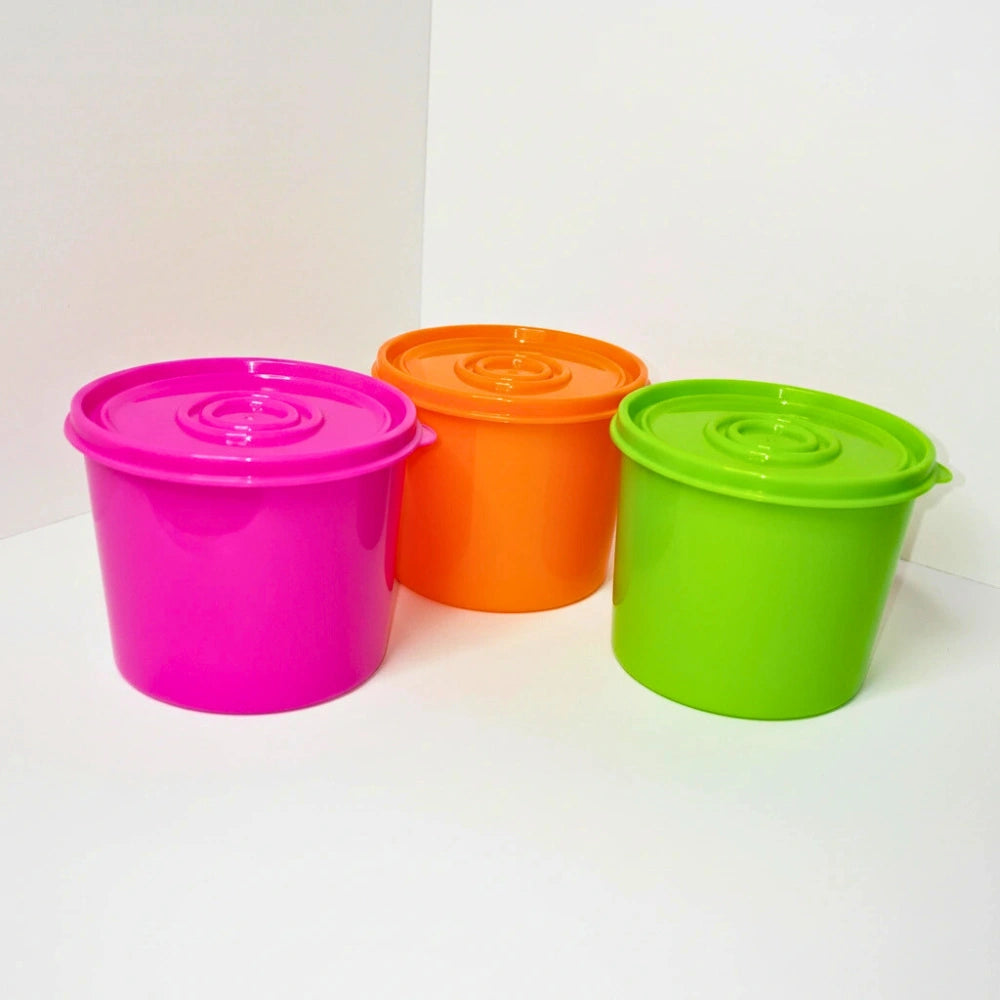 Set 3 Contenedores Tapa 700 ml Multicolor
