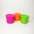 Set 3 Contenedores Tapa 700 ml Multicolor