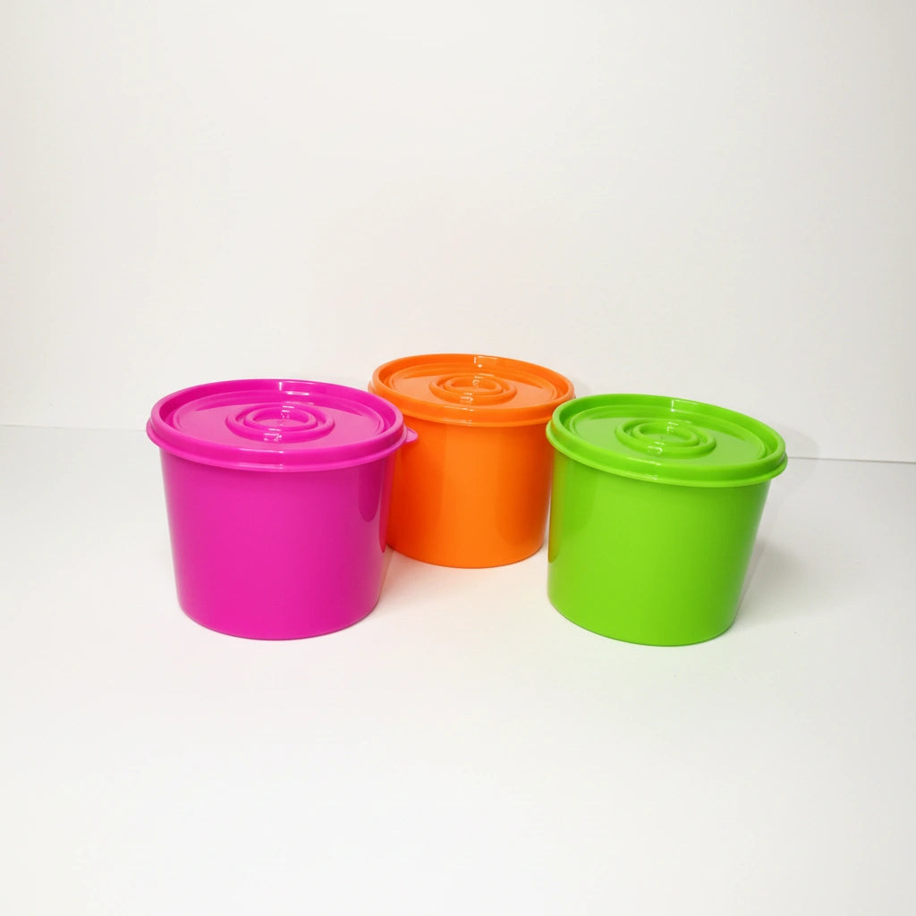 Set 3 Contenedores Tapa 700 ml Multicolor