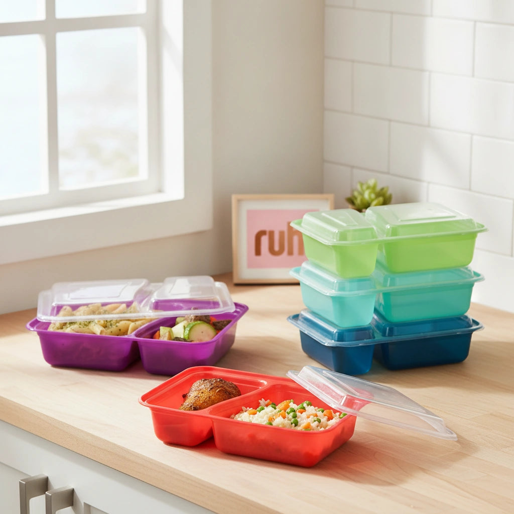Set 5 Contenedores Gurmy Pack- Dúo Lunch 800 ml