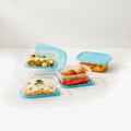 Set 5 Contenedores Plástico Flexible 450 ml