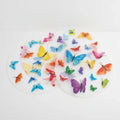 Set de 4 tablas para picar traslúcidas Mariposas