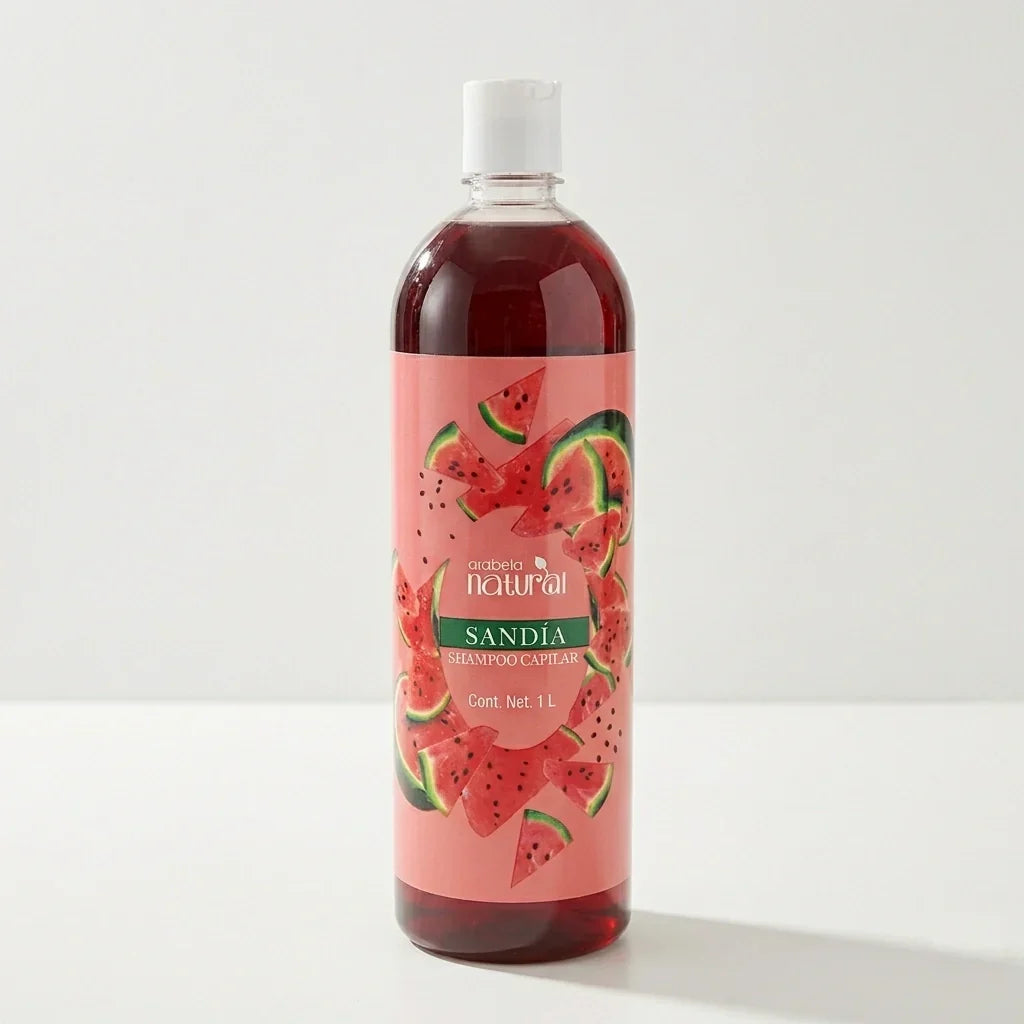 Shampoo Sandia 1 Litro Volumen y Suavidad Cabello