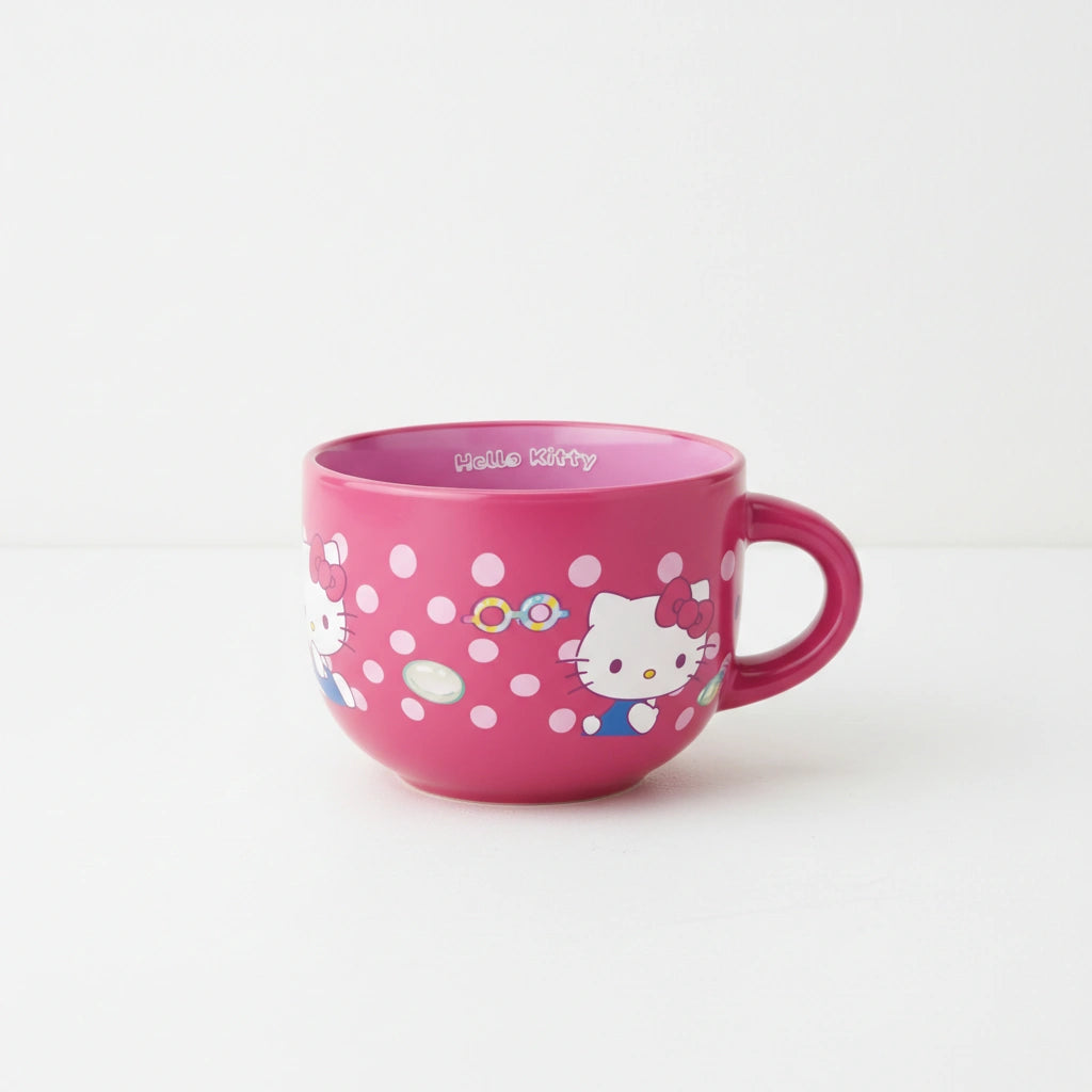 Taza de Cerámica Roja Hello Kitty Cap. 650 ml