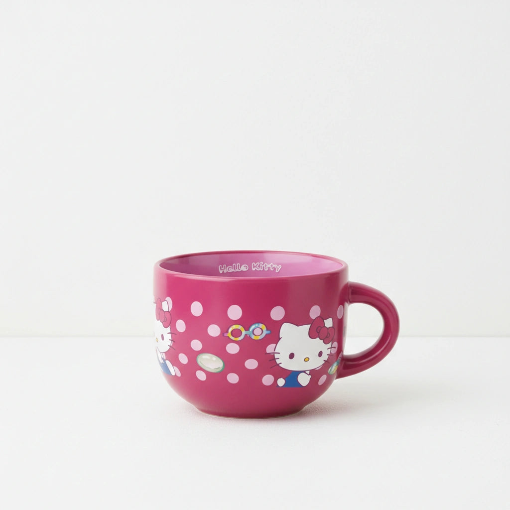 Taza de Cerámica Roja Hello Kitty Cap. 650 ml